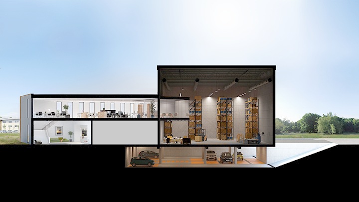 Snapshot of Coreline building interactive tour