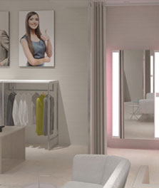 Best lighting for fitting rooms