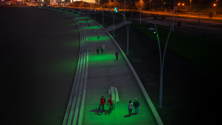 Lighting the boulevard in Littlehaven