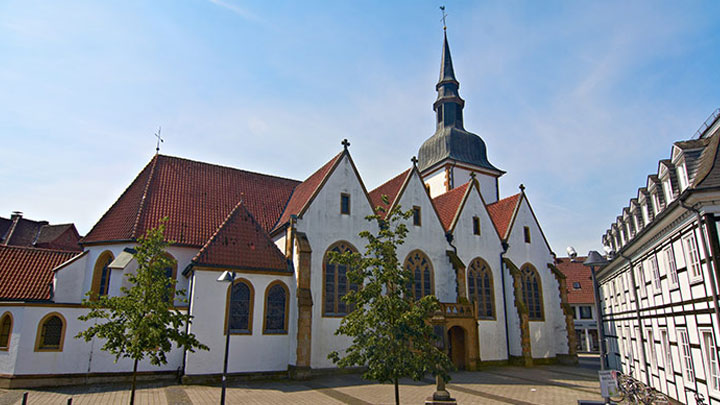 Historic building at Reitberg under the daylight 