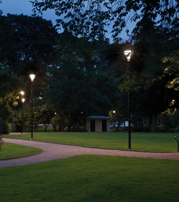 New Metronomis LED lighting for park 