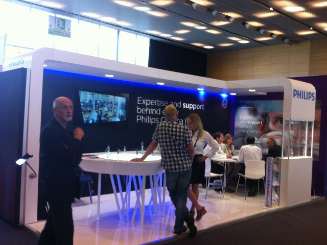 Philips stand at the CineEurope exhibition held in Barcelona , Spain