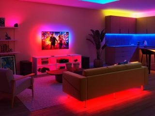 example of a room with Philips Smart Lighting products used for creating a fitting ambience